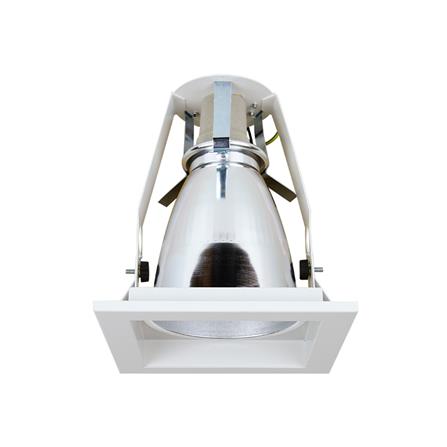 ดาวน์ไลท์ L&E 22-03076 5.3 นิ้ว สีขาว เหลี่ยม_0