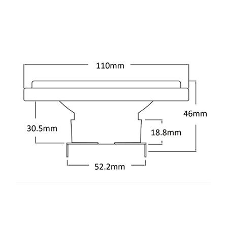 หลอด LED L&E QR111 40D 15 วัตต์ WARM WHITE G53_5