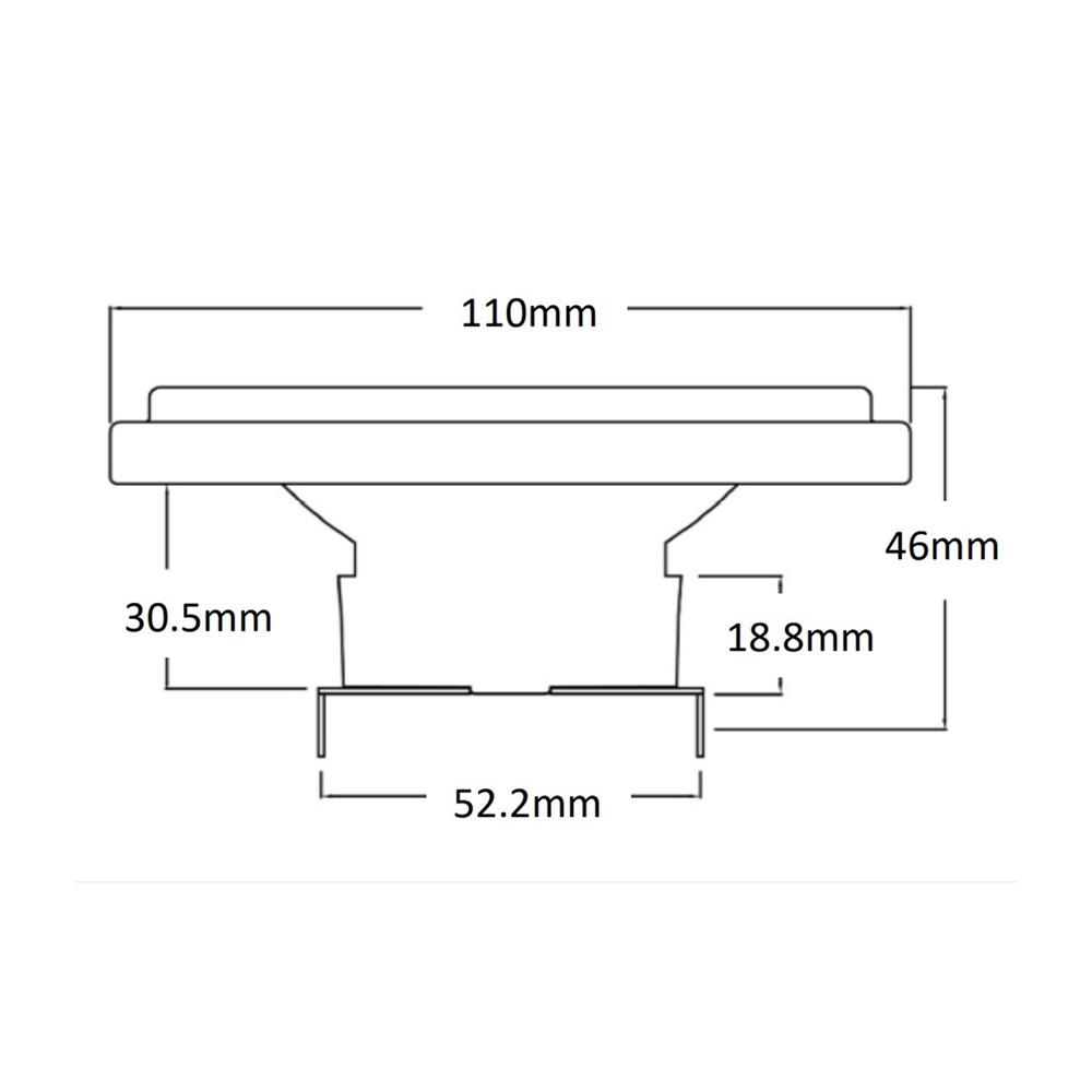 หลอด LED L&E QR111 25D 15 วัตต์ WARM WHITE G53