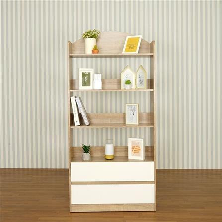 ชั้นวางของหน้าบานผสม LOOMS RABBIE 19216382 80 ซม. สีไม้อ่อน_6