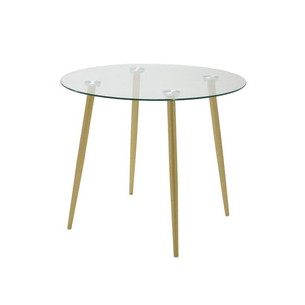 โต๊ะอาหาร LOOMS LAYTI 19222476 90 ซม. สีทอง