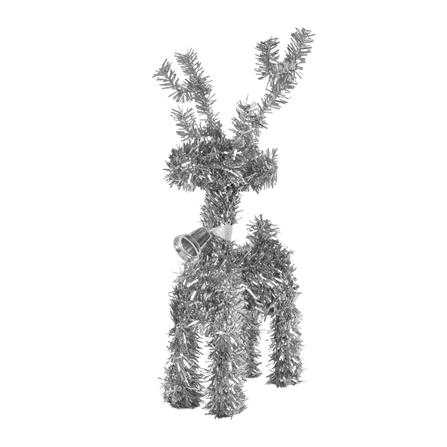 ของตกแต่งกวางเรนเดียร์ SIAMXMAS 30 ซม. สีเงิน_0