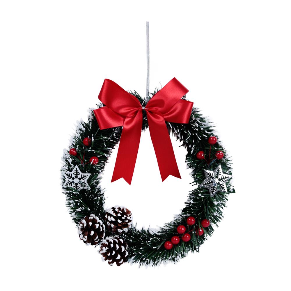 ช่อแขวนตกแต่ง X'MAS SIAMXMAS 12 นิ้ว สีแดง