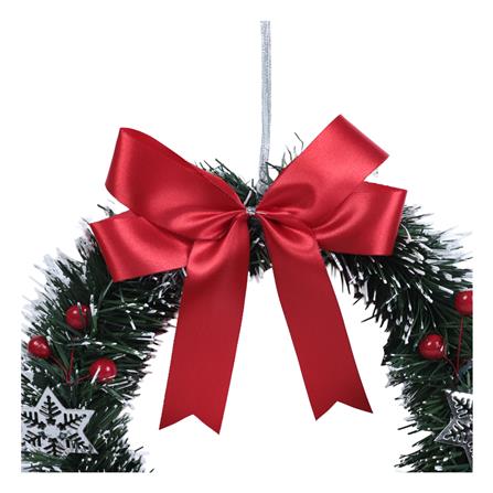 ช่อแขวนตกแต่ง X'MAS SIAMXMAS 12 นิ้ว สีแดง_1