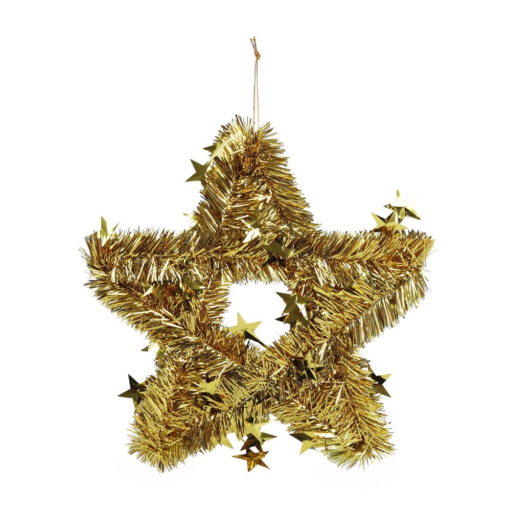 ช่อแขวนตกแต่ง STAR SIAMXMAS 12 นิ้ว สีทอง