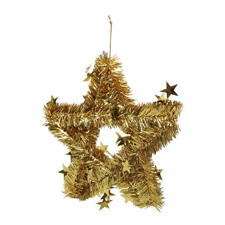 ช่อแขวนตกแต่ง STAR SIAMXMAS 12 นิ้ว สีทอง_1