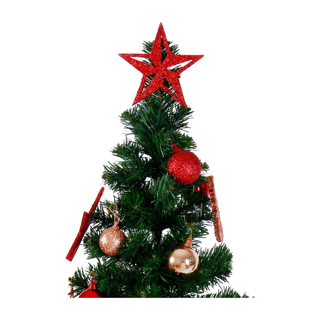 ต้นคริสต์มาส พร้อมของตกแต่งดาวแดง SIAMXMAS 3 ฟุต