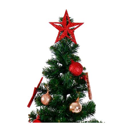 ต้นคริสต์มาส พร้อมของตกแต่งดาวแดง SIAMXMAS 3 ฟุต_1