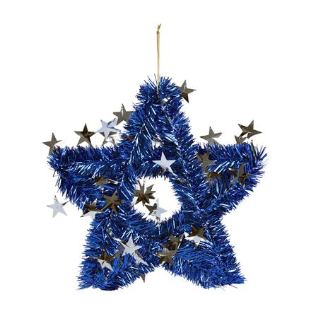 ช่อแขวนตกแต่ง STAR SIAMXMAS 12 นิ้ว สีน้ำเงิน_0