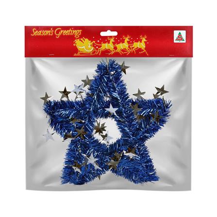 ช่อแขวนตกแต่ง STAR SIAMXMAS 12 นิ้ว สีน้ำเงิน_2