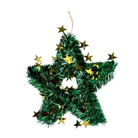 ช่อแขวนตกแต่ง STAR SIAMXMAS 12 นิ้ว สีเขียว_0