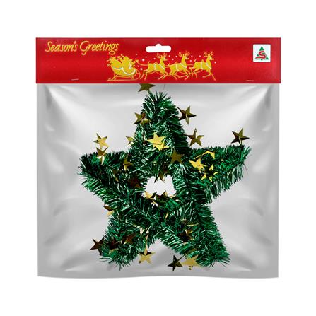 ช่อแขวนตกแต่ง STAR SIAMXMAS 12 นิ้ว สีเขียว_2