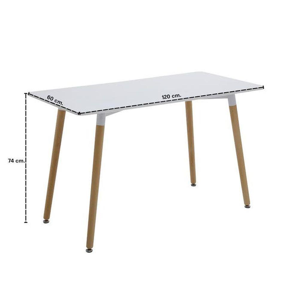 โต๊ะอาหาร LOOMS JOVIE 19225285 120 ซม. สีขาว