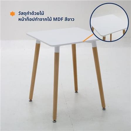 โต๊ะอาหาร LOOMS JOVIE 19225283 60 ซม. สีขาว_3