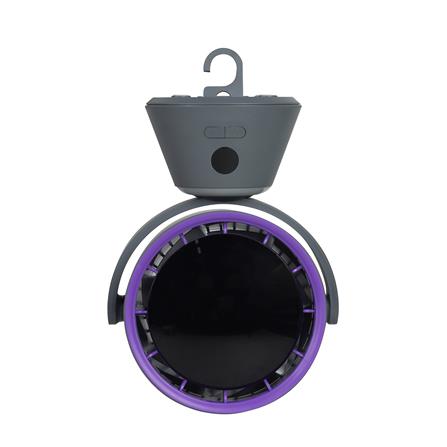 พัดลมพกพา 5 นิ้ว QUU HP24060609-1 สีเทา_2