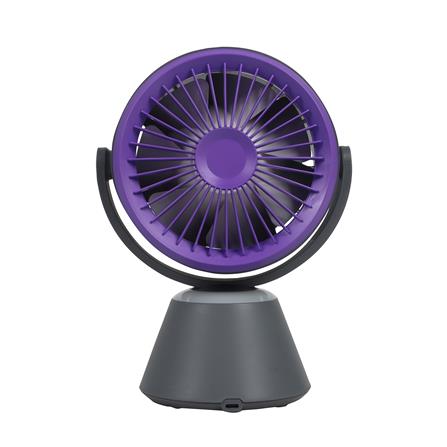 พัดลมพกพา 5 นิ้ว QUU HP24060609-1 สีเทา_3