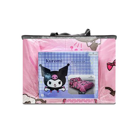 ชุดผ้าปูที่นอน 6 ฟุต 6 ชิ้น FOUNTAIN KUROMI 70209FTC153_3