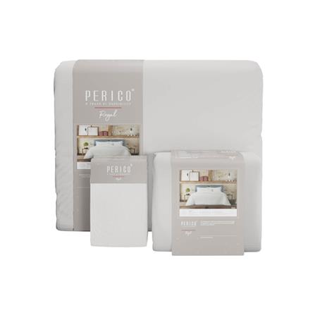 ชุดผ้าปูที่นอน 5 ฟุต 6 ชิ้น PERICO REGAL SOLID RS093_4