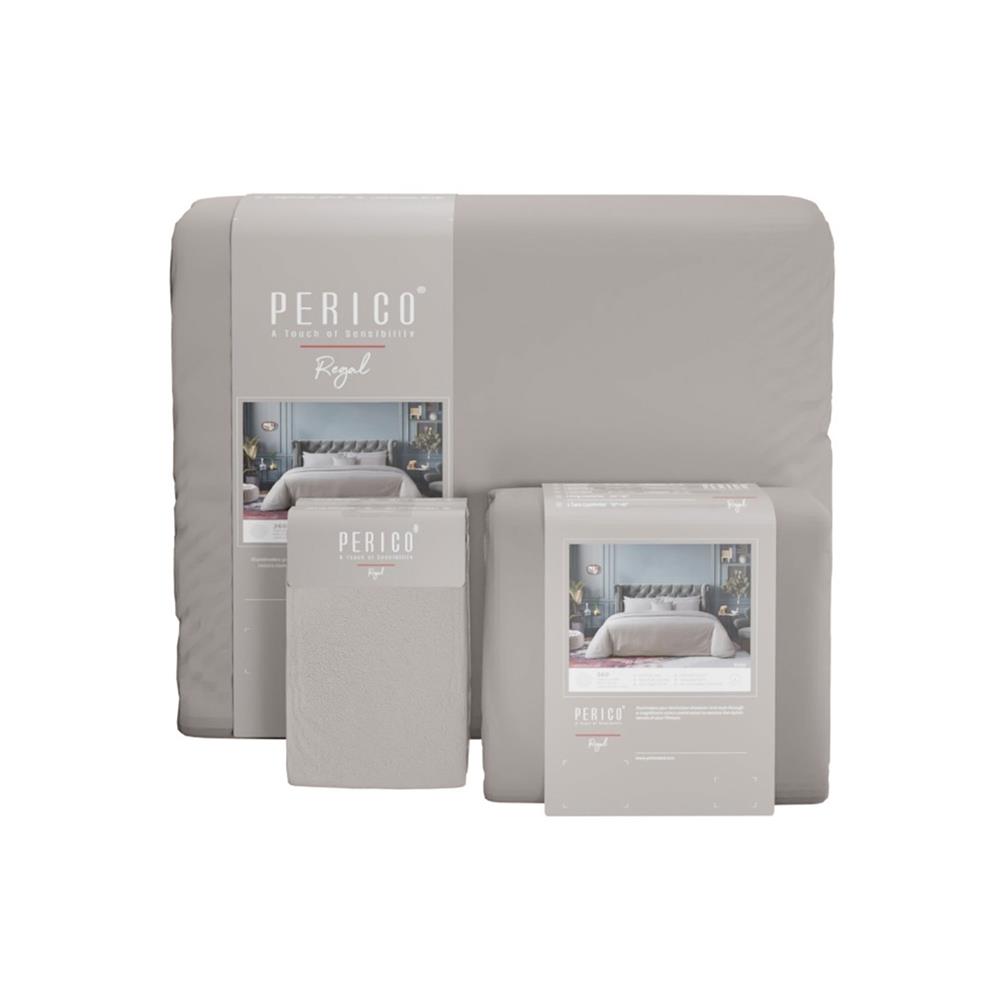 ชุดผ้าปูที่นอน 5 ฟุต 6 ชิ้น PERICO REGAL SOLID RS092