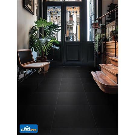 กระเบื้องพื้น 16x16 นิ้ว SOSUCO วรรณนที ดำ PM 0.96 ตร.ม._1