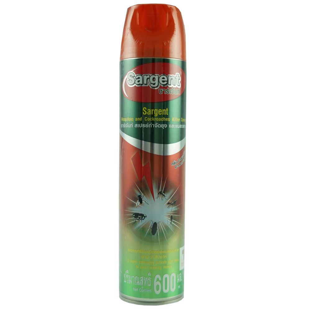 สเปรย์กำจัดยุงและแมลงสาบ SARGENT 600 มล.
