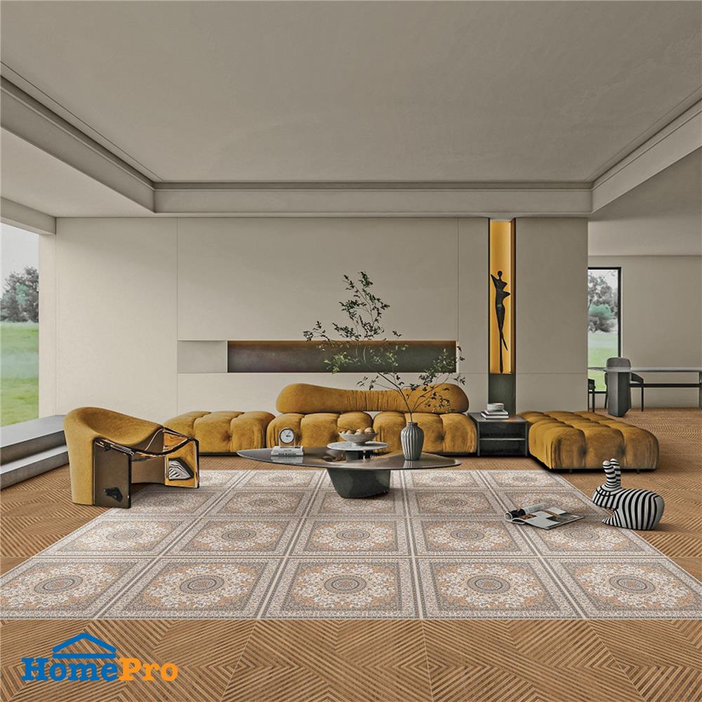 กระเบื้องพื้นพอร์ซเลน 60x60 ซม. SCG IMPORT ซีออน กลามัว น้ำตาล PM 1.44 ตร.ม.