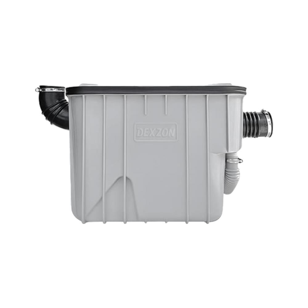 ถังดักไขมัน DEXZON WK 15 ลิตร สีเทา