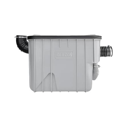 ถังดักไขมัน DEXZON WK 15 ลิตร สีเทา_1