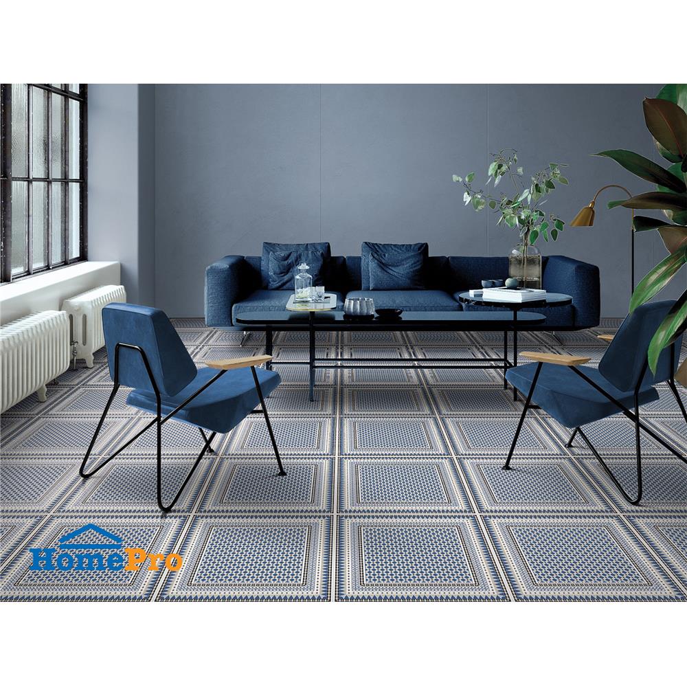 กระเบื้องพื้นพอร์ซเลน 60x60 ซม. SCG IMPORT เมซ กลามัว น้ำเงิน PM 1.44 ตร.ม.