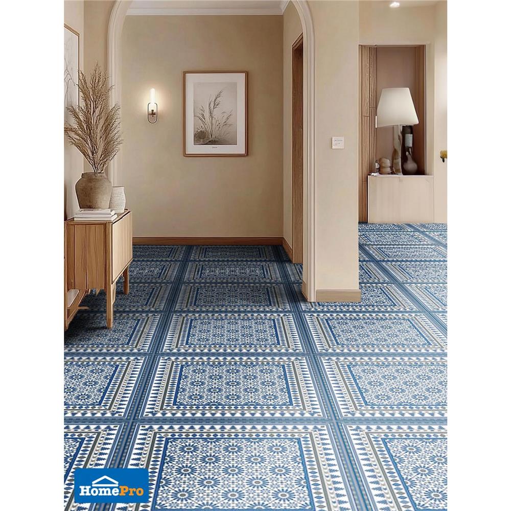 กระเบื้องพื้นพอร์ซเลน 60x60 ซม. SCG IMPORT อินดิโก้ กลามัว น้ำเงิน PM 1.44 ตร.ม.