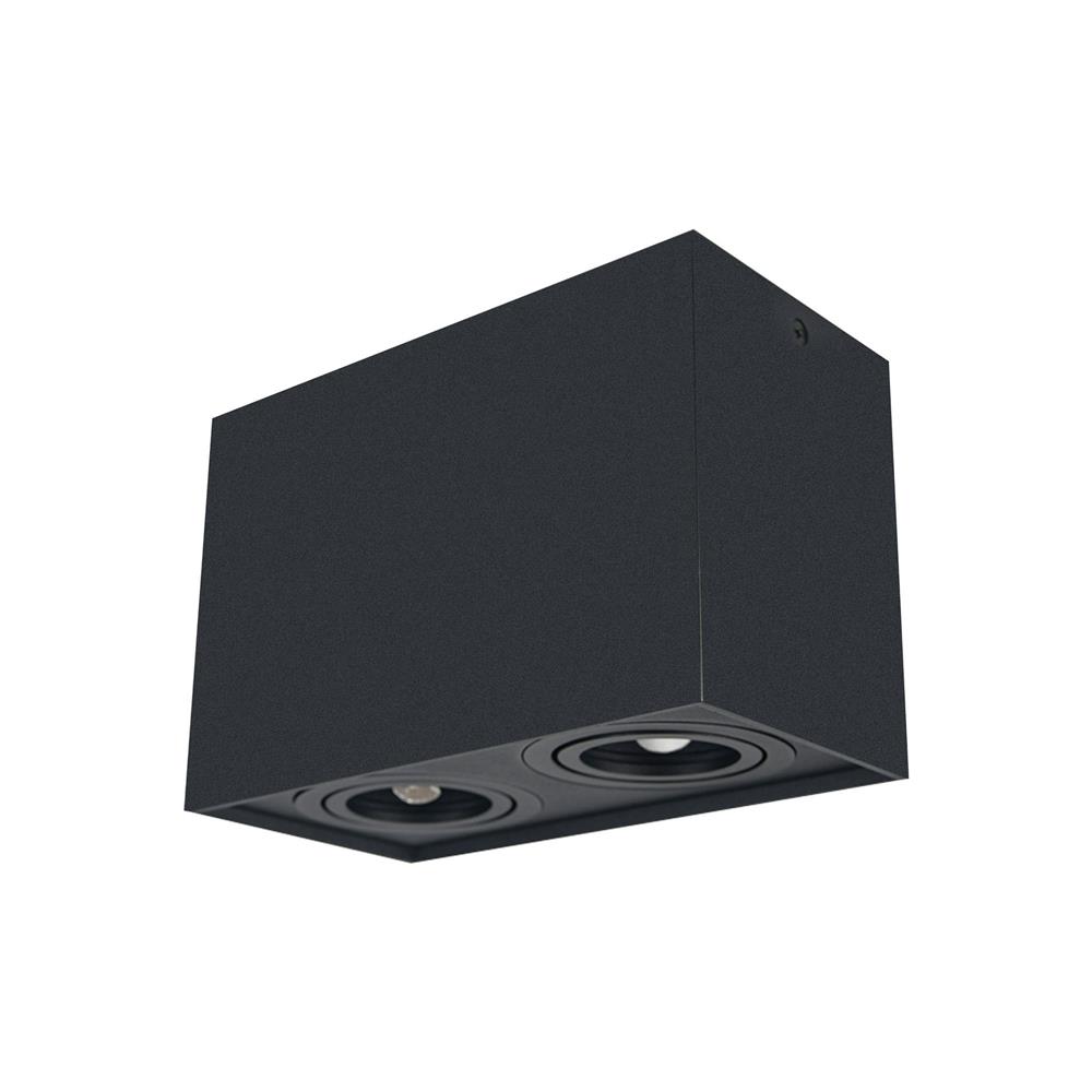 ดาวน์ไลท์ L&E 24-04852 7 นิ้ว สีดำ เหลี่ยม