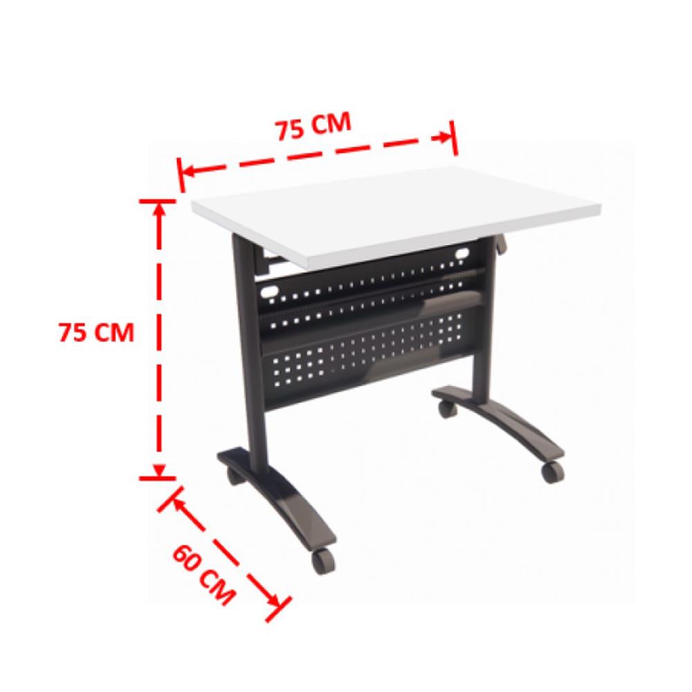 โต๊ะทำงาน OFFICEINTREND ZENITH 75 ซม สีขาว