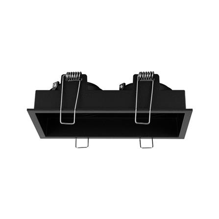 ดาวน์ไลท์ L&E HG 24-04682 6.14 นิ้ว สีดำ เหลี่ยม_1