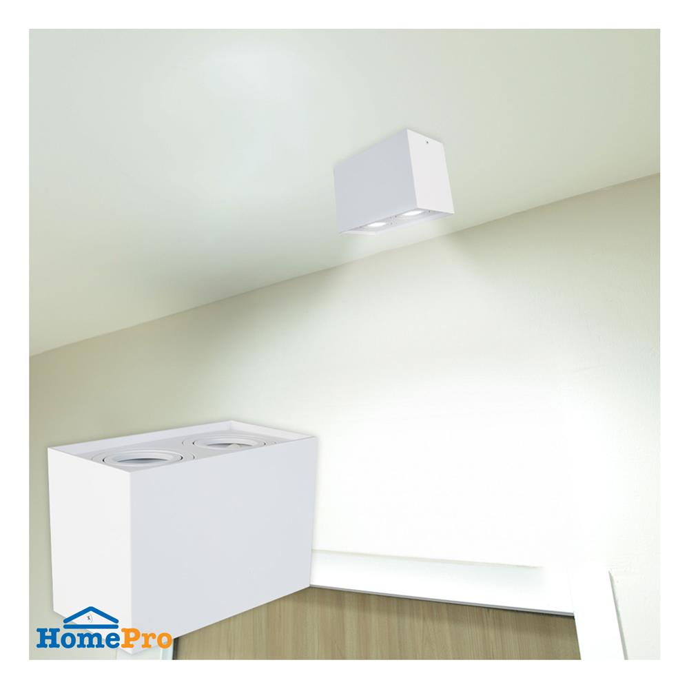 ดาวน์ไลท์ L&E 24-04851 7 นิ้ว สีขาว เหลี่ยม