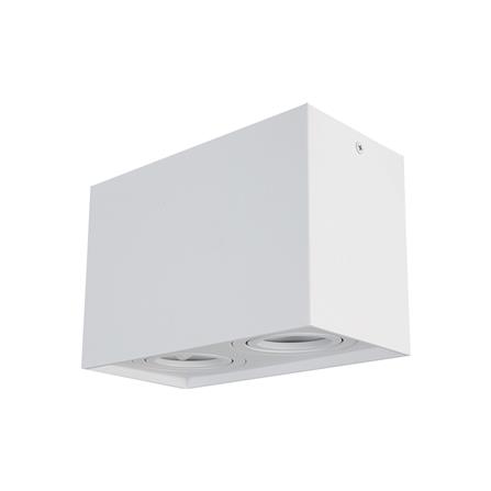 ดาวน์ไลท์ L&E 24-04851 7 นิ้ว สีขาว เหลี่ยม_0