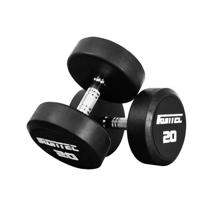 ดัมเบลทรงกลมหุ้มยาง IRONTEC 20 กก._2