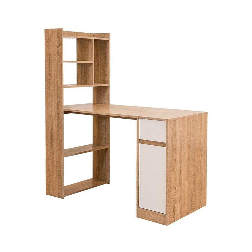 โต๊ะทำงาน LOOMS GRANT 19215126 120 ซม. สีไม้อ่อน/ขาว