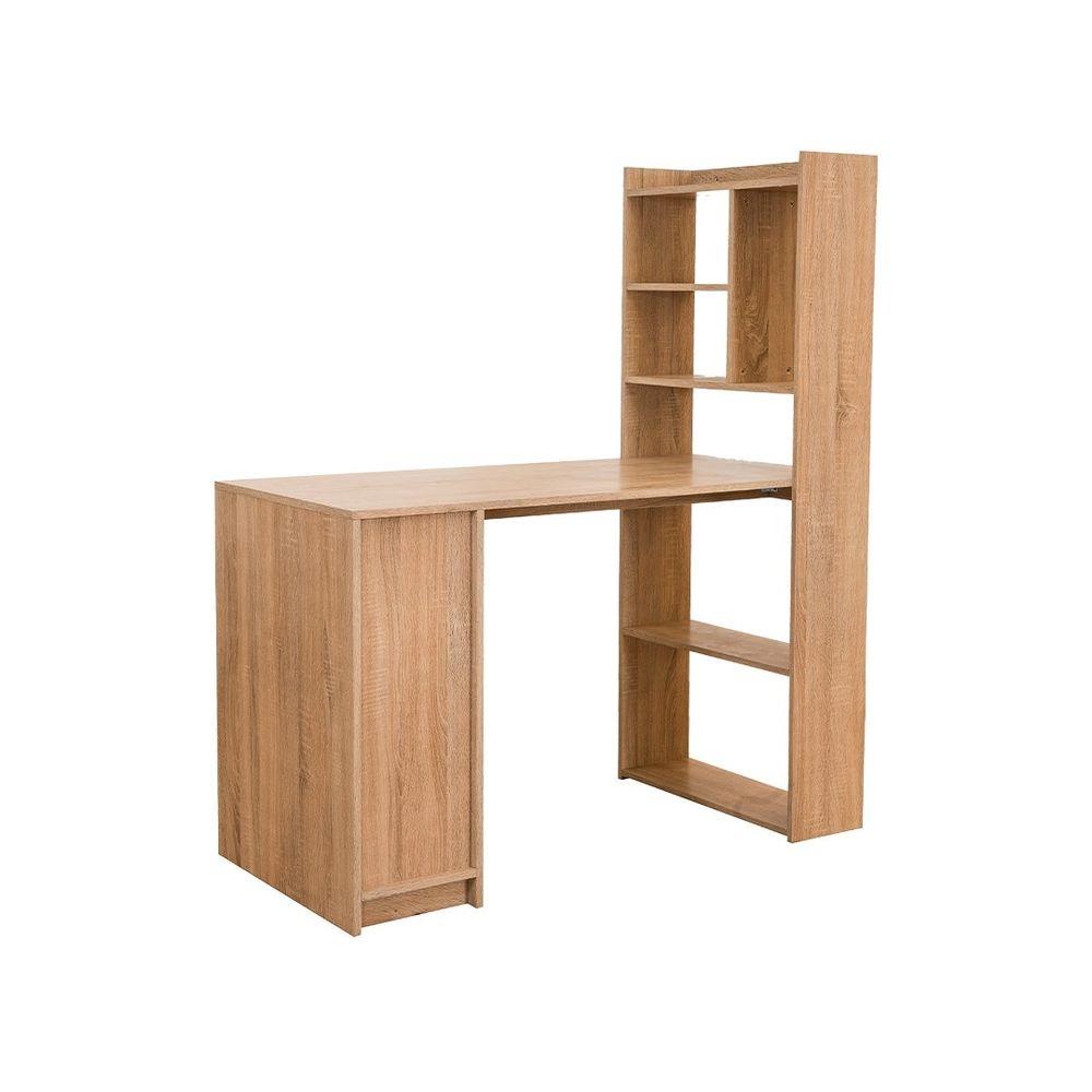 โต๊ะทำงาน LOOMS GRANT 19215126 120 ซม. สีไม้อ่อน/ขาว