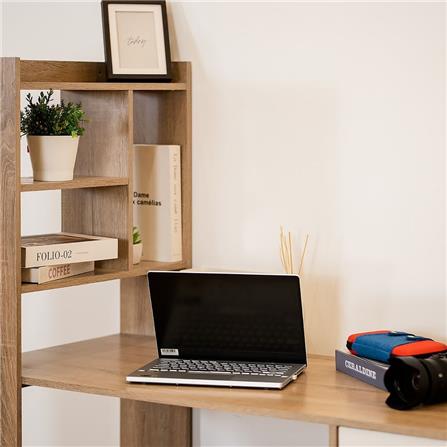 โต๊ะทำงาน LOOMS GRANT 19215126 120 ซม. สีไม้อ่อน/ขาว_5