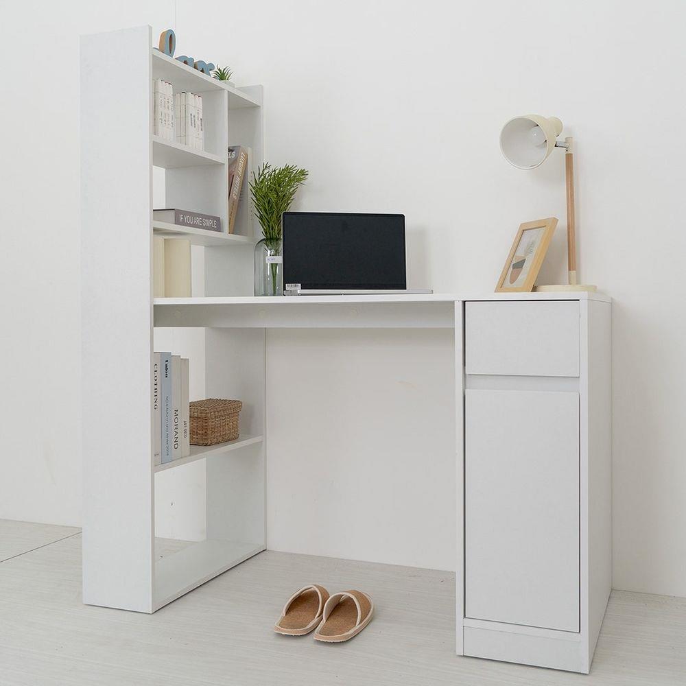 โต๊ะทำงาน LOOMS GRANT 19215125 120 ซม. สีขาว