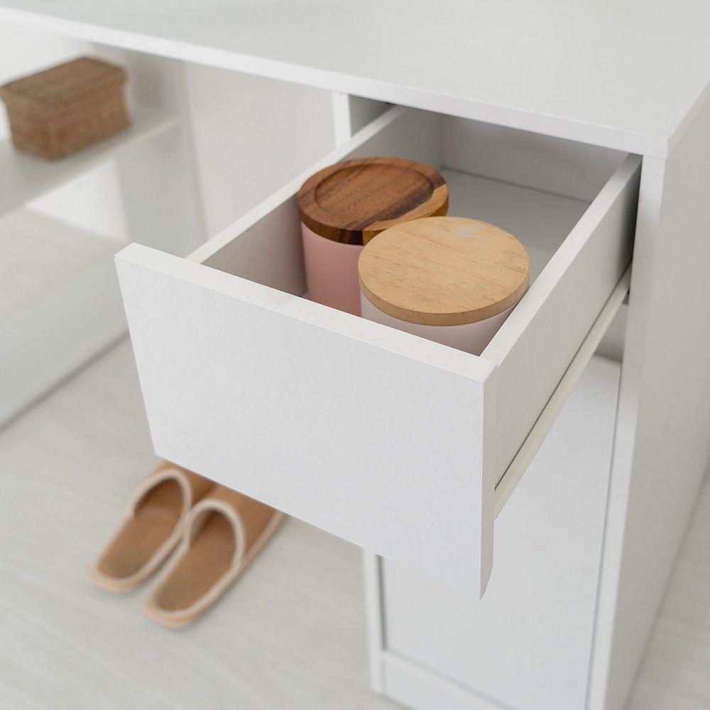 โต๊ะทำงาน LOOMS GRANT 19215125 120 ซม. สีขาว