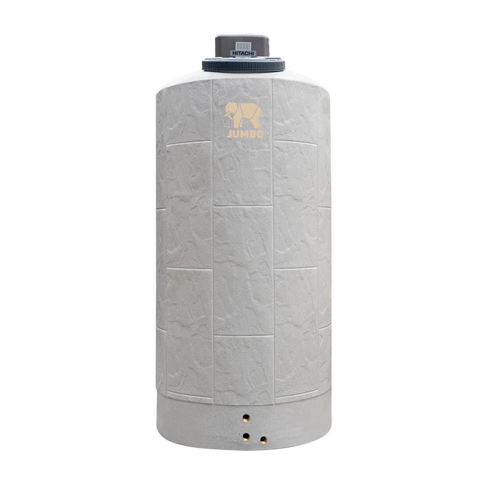 ถังเก็บน้ำ JUMBO NARA 700 ลิตร สีเทา+ปั๊มน้ำ HITACHI WMP150XX
