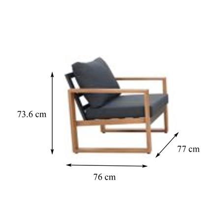 ชุดโซฟาสนาม 5 ที่นั่ง BENETTA SERENITY สีดำ_7