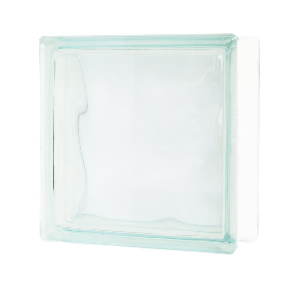 อิฐแก้ว 19x19x8 ซม. ช้างแก้ว แก้วนภาใส สีใส