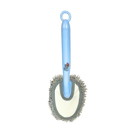 ไม้ปัดฝุ่นไมโครไฟเบอร์ด้ามสั้น POLY-BRITE สีฟ้า_0