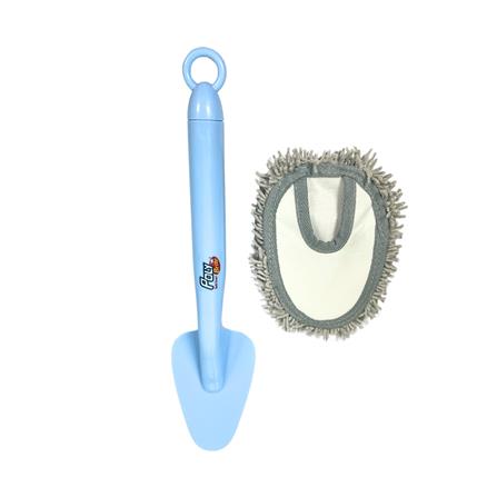 ไม้ปัดฝุ่นไมโครไฟเบอร์ด้ามสั้น POLY-BRITE สีฟ้า_2