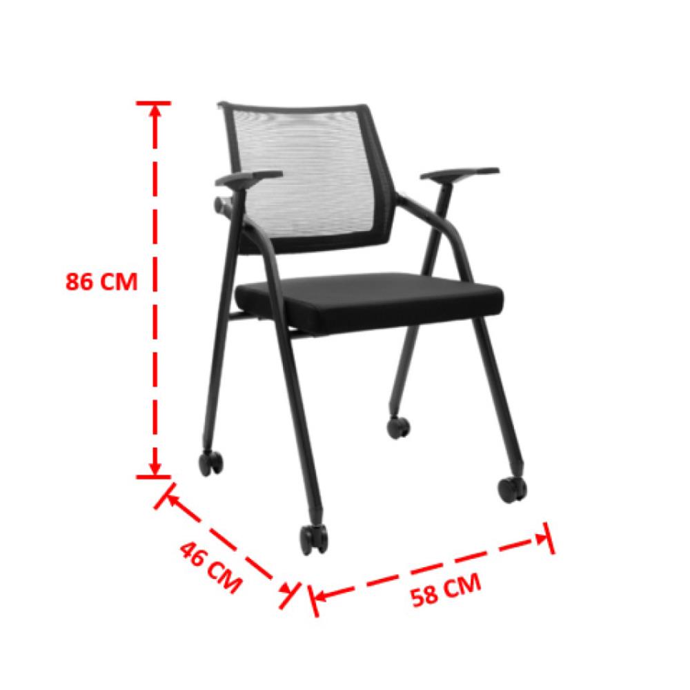 เก้าอี้สำนักงาน OFFICEINTREND PRO LECTURE-TABLET สีดำ