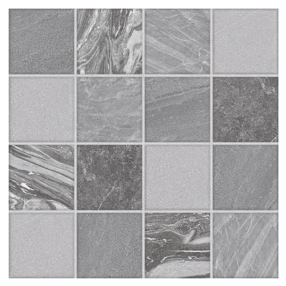 กระเบื้องพื้น 12x12 นิ้ว ภูผา ผาหินแกร่ง เทา PM 1 ตร.ม.