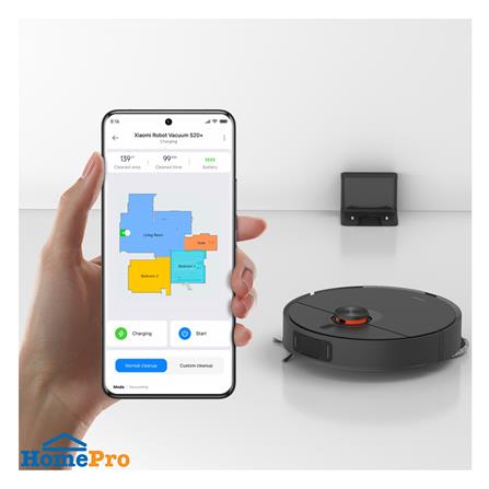 เครื่องดูดฝุ่นหุ่นยนต์ XIAOMI S20+ สีดำ_8