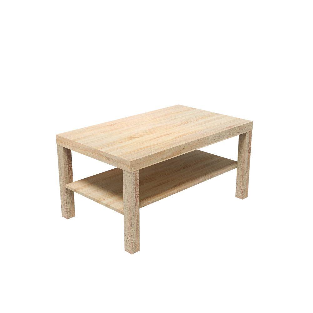 โต๊ะกลาง LOOMS RIKKO 19225357 90 ซม. สีโซลิดโอ๊ค